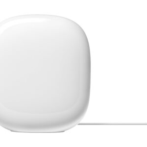 Google Nest Wifi Pro 1-Pk, IEEE 802.11s, WPA3, 22,5 W, Taulukko, Valkoinen, Sisäinen