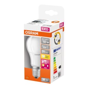 Osram LED Star Classic, 8,8 W, 60 W, E27, 806 lm, 25000 h, Lämmin valkoinen