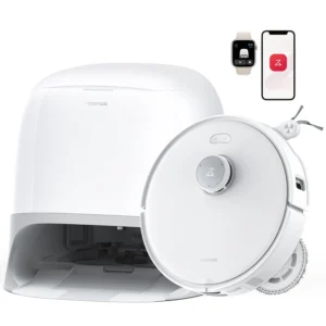 Roborock Qrevo Curv 5A1 -robotti-imuri, valkoinen