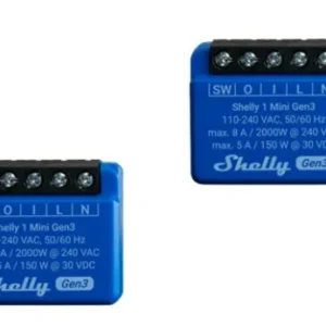 Shelly Plus 1 Mini Gen3 (Dual pack)